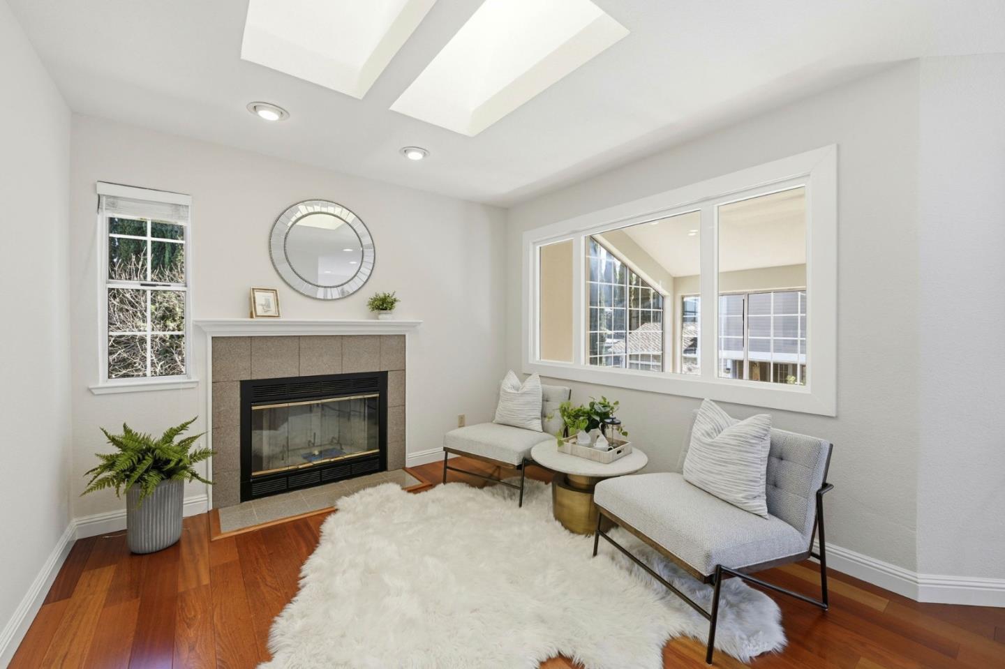6207 McAbee Road San Jose, CA 95120 - Photo 21 of 48 a living room with furniture and a fireplace
