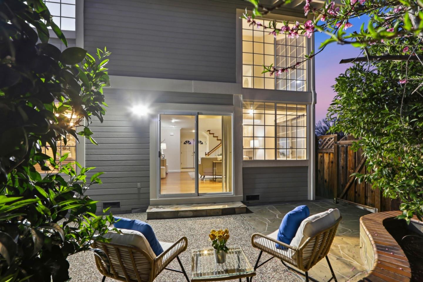 6207 McAbee Road San Jose, CA 95120 - Photo 43 of 48 a view of a patio with chairs and potted plants