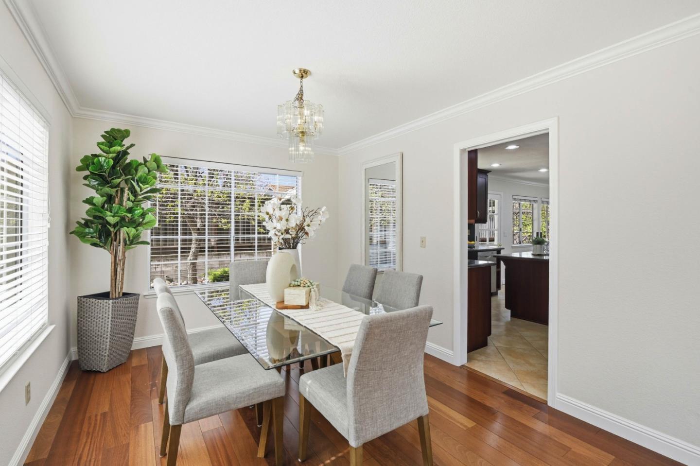6207 McAbee Road San Jose, CA 95120 - Photo 10 of 48 a view of a dining room with furniture window and outside view