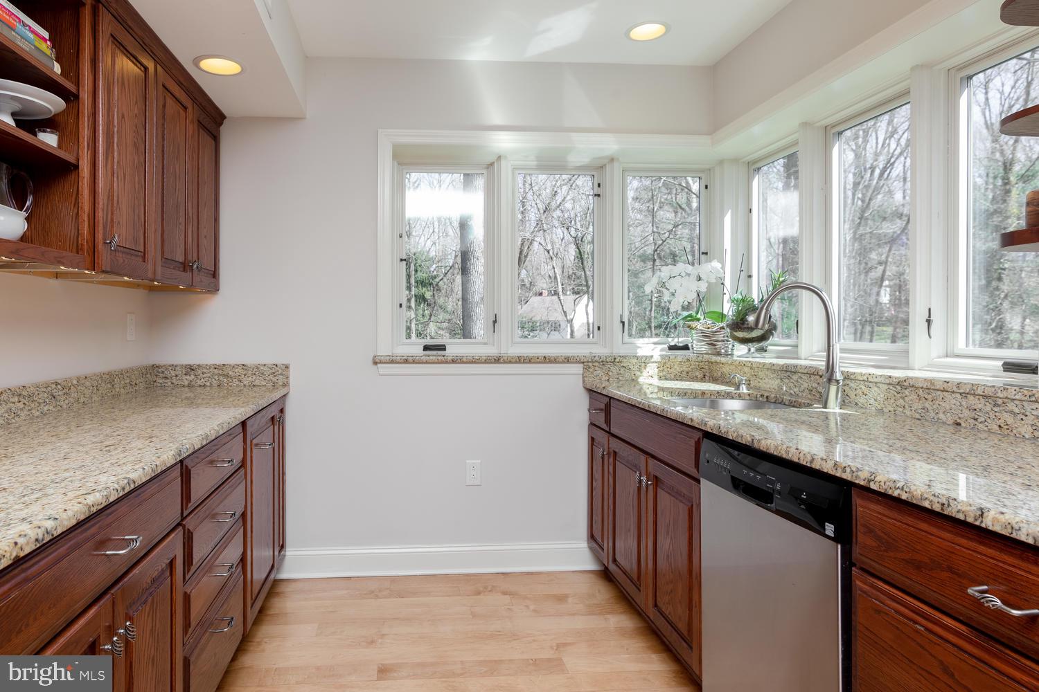 18 Rabbit Run Road Rose Valley, PA 19086 - Photo 14 of 45 Kitchen with corner window