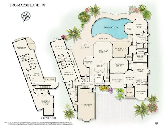 $5,495,000 | 12990 Marsh Landing, Palm Beach Gardens, FL 33418