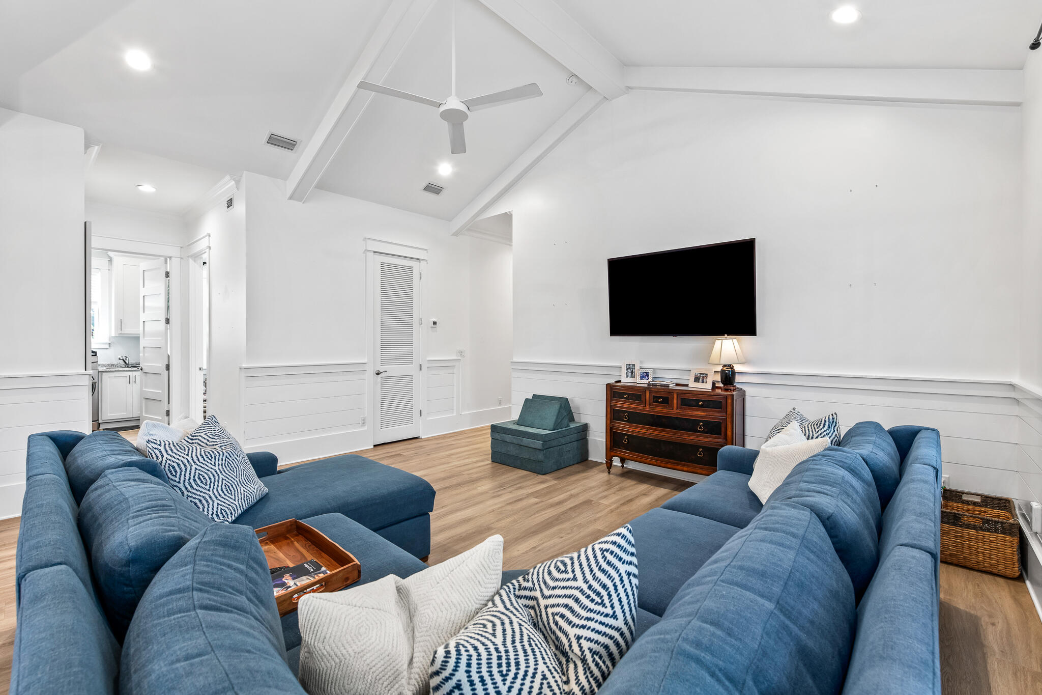 175 Greenbriar Lane Santa Rosa Beach, FL 32459 - Photo 15 of 77 a living room with furniture and a flat screen tv