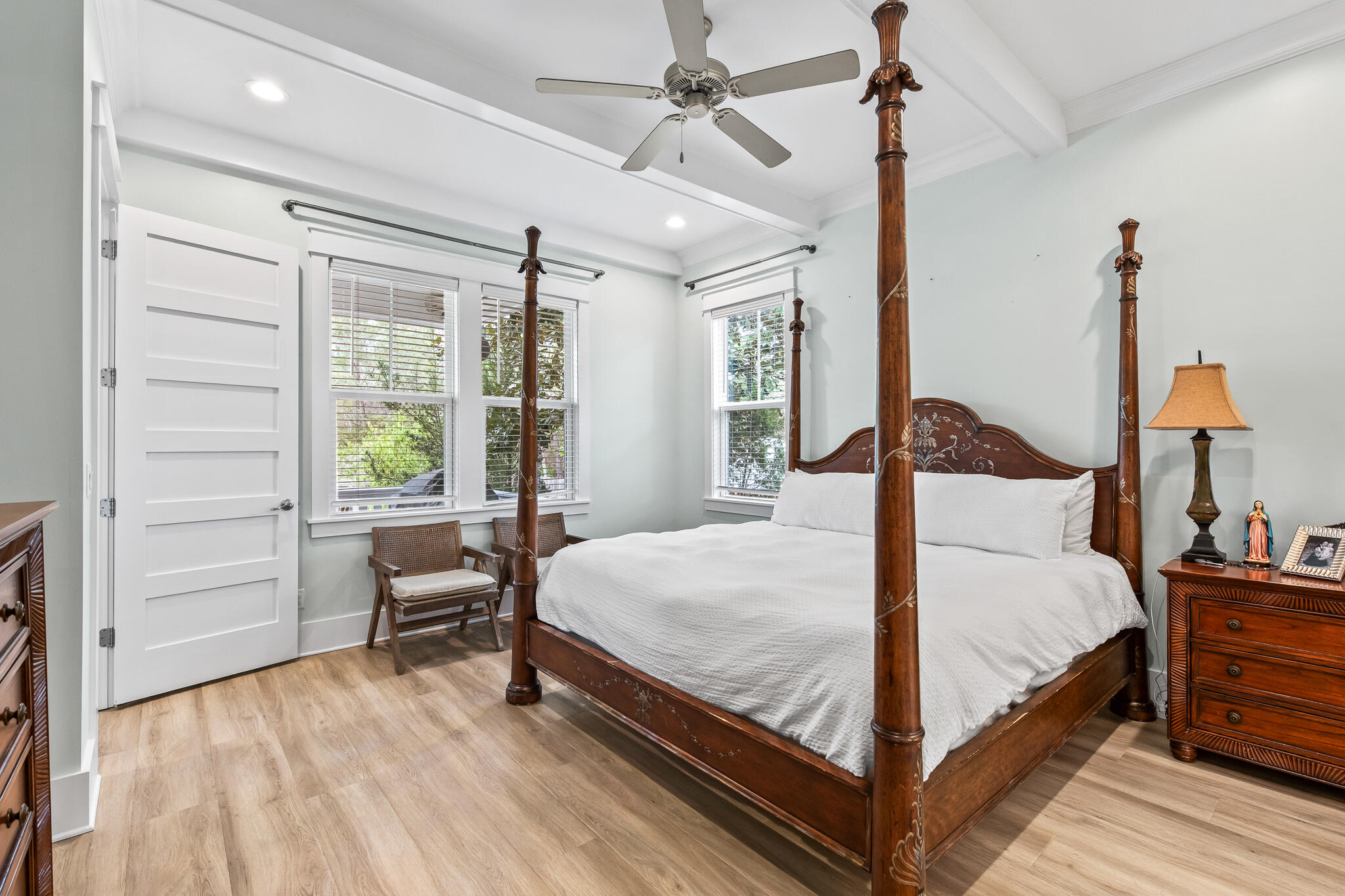 175 Greenbriar Lane Santa Rosa Beach, FL 32459 - Photo 28 of 77 a large bed sitting in a bedroom next to a window