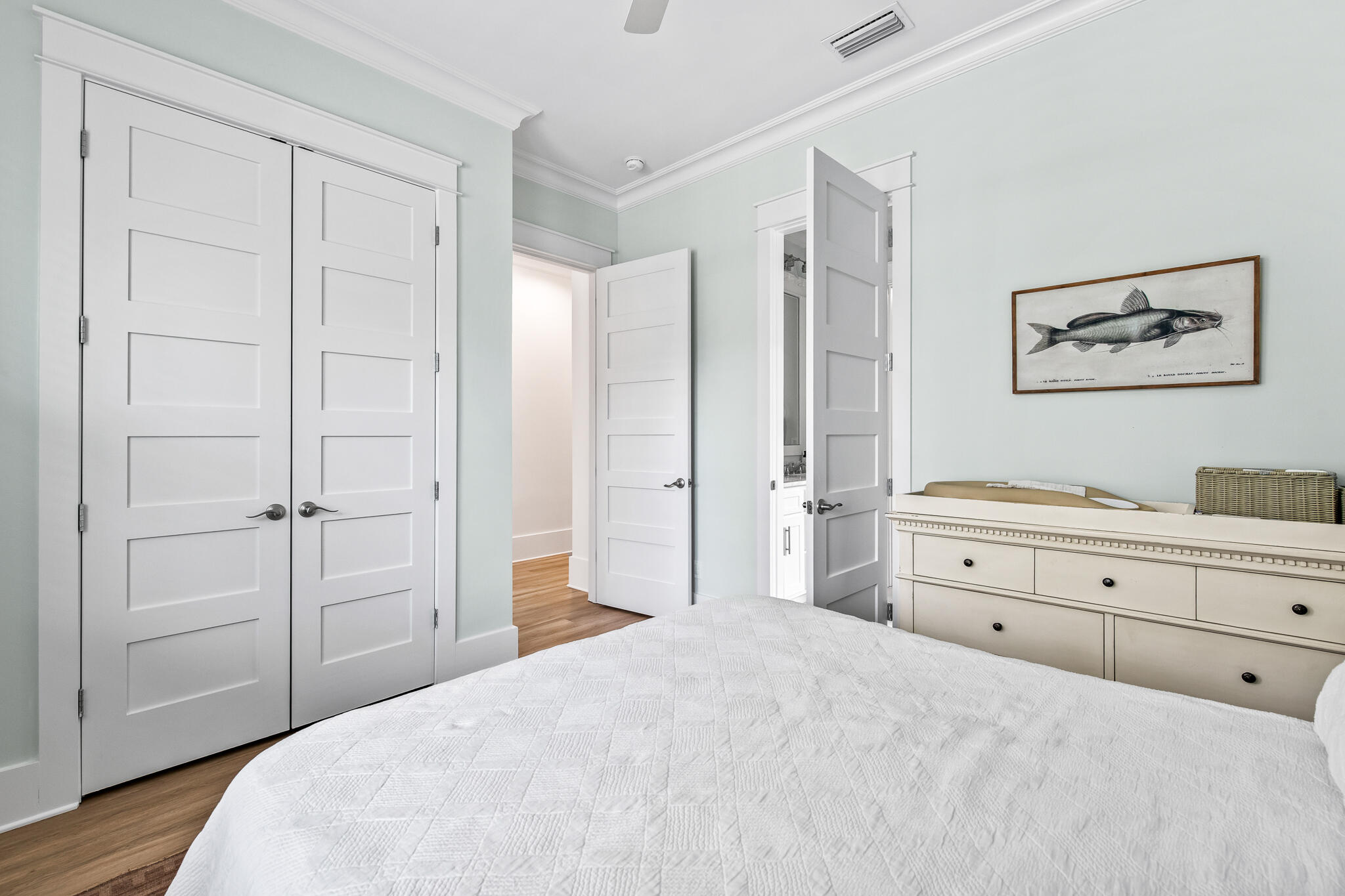 175 Greenbriar Lane Santa Rosa Beach, FL 32459 - Photo 37 of 77 a bedroom with a bed and a dresser