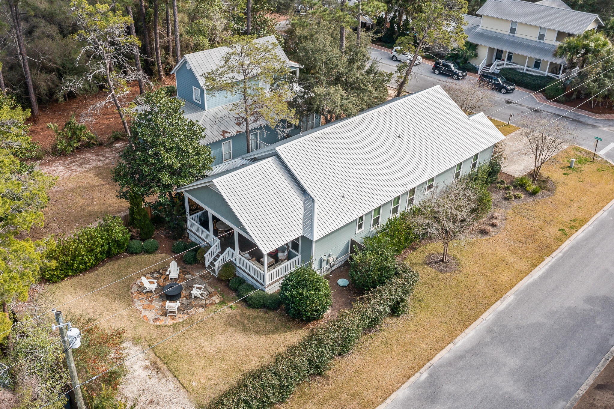 175 Greenbriar Lane Santa Rosa Beach, FL 32459 - Photo 72 of 77 an aerial view of a house with a yard and mountain view in back