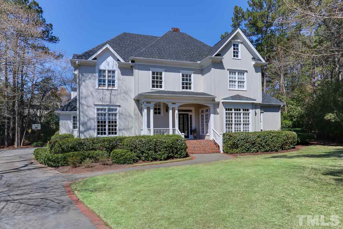 2001 Malvern Court Raleigh, NC 27615 - Photo 1 of 25 a front view of a house with a yard