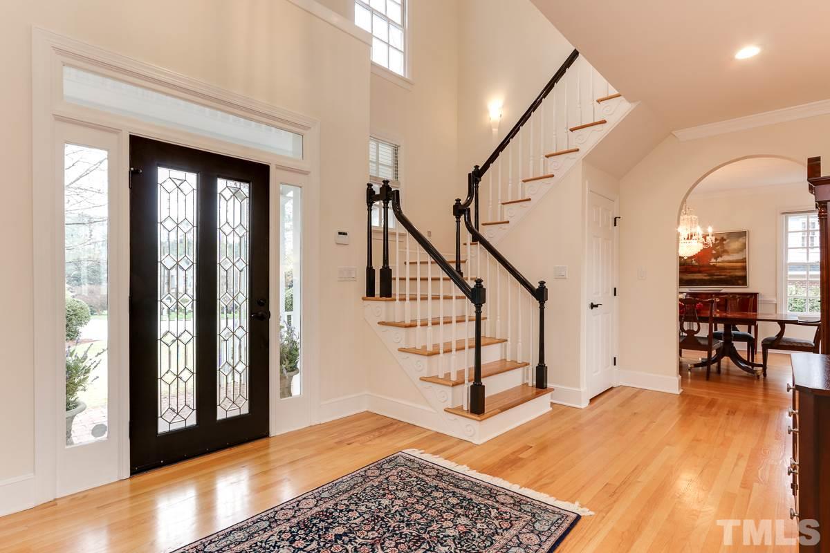 2001 Malvern Court Raleigh, NC 27615 - Photo 3 of 25 a view of entryway and hall with wooden floor
