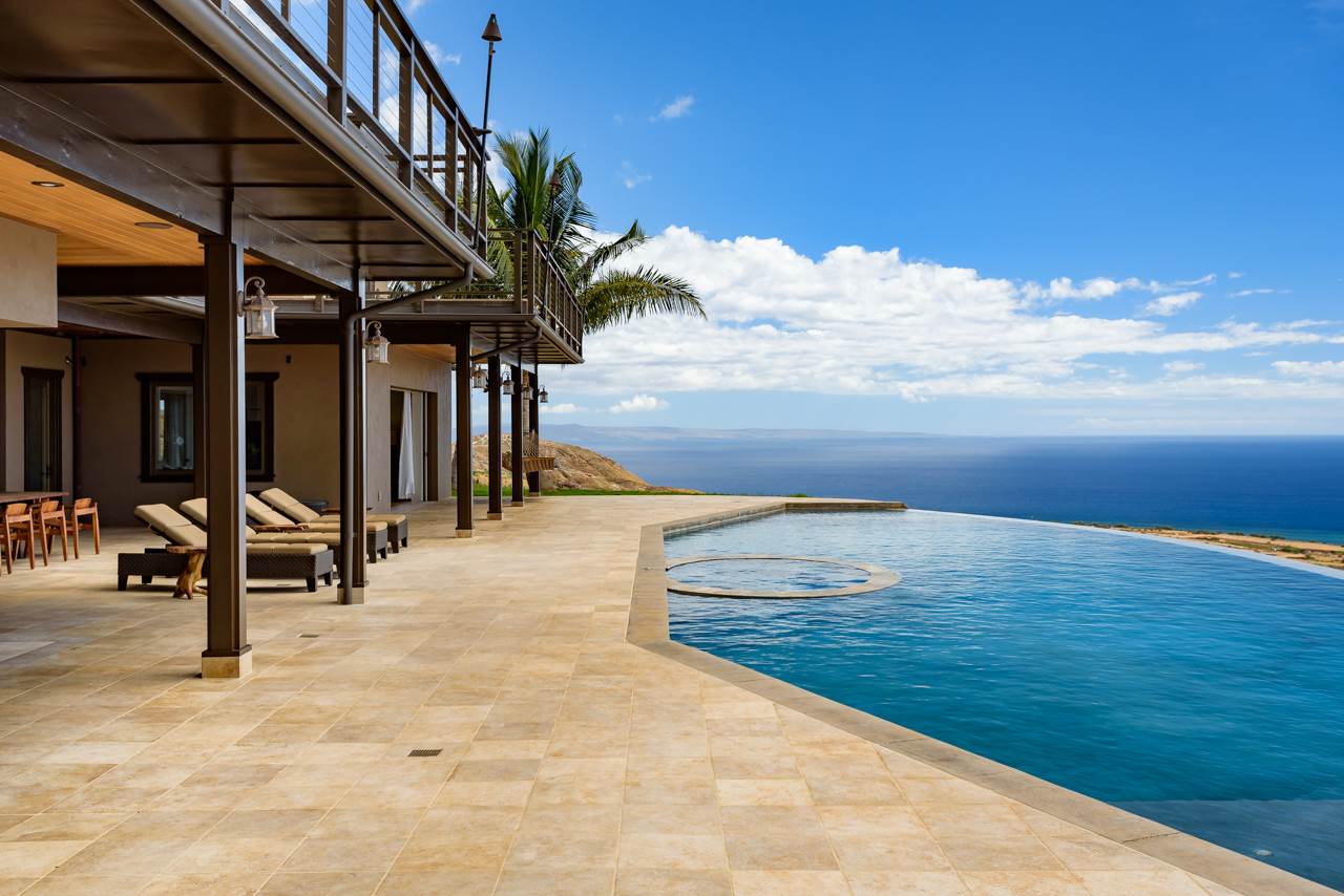 a view of outdoor space with seating area