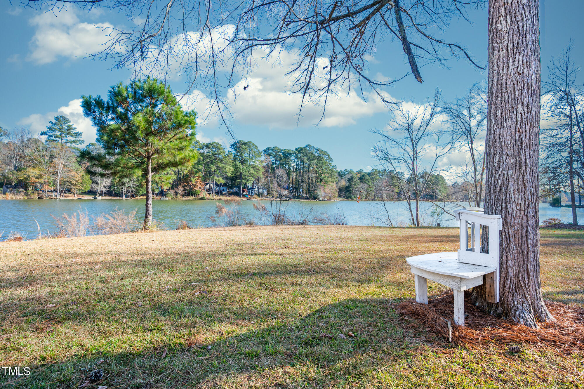 5215 Pelham Road Durham, NC 27713 - Photo 41 of 45 a backyard of a house with table and chairs