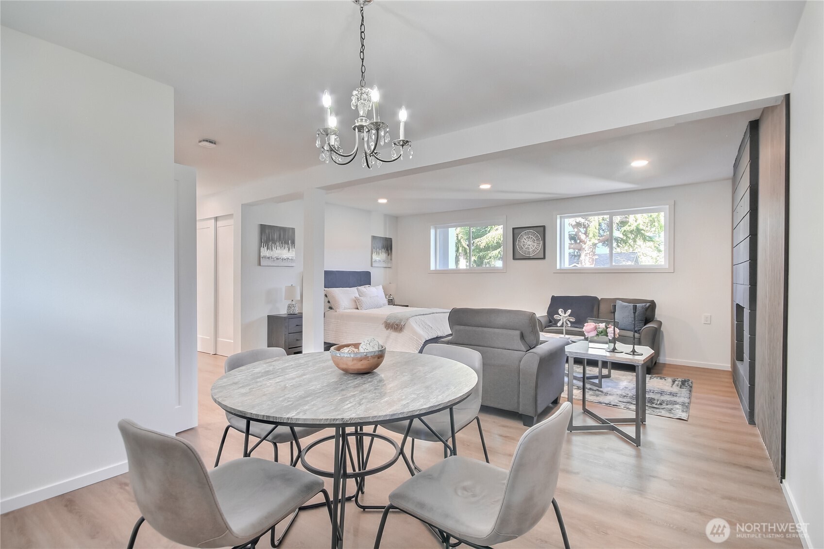 1229 Southwest 158th Street Burien, WA 98166 - Photo 26 of 40 a view of a dining room with furniture and wooden floor
