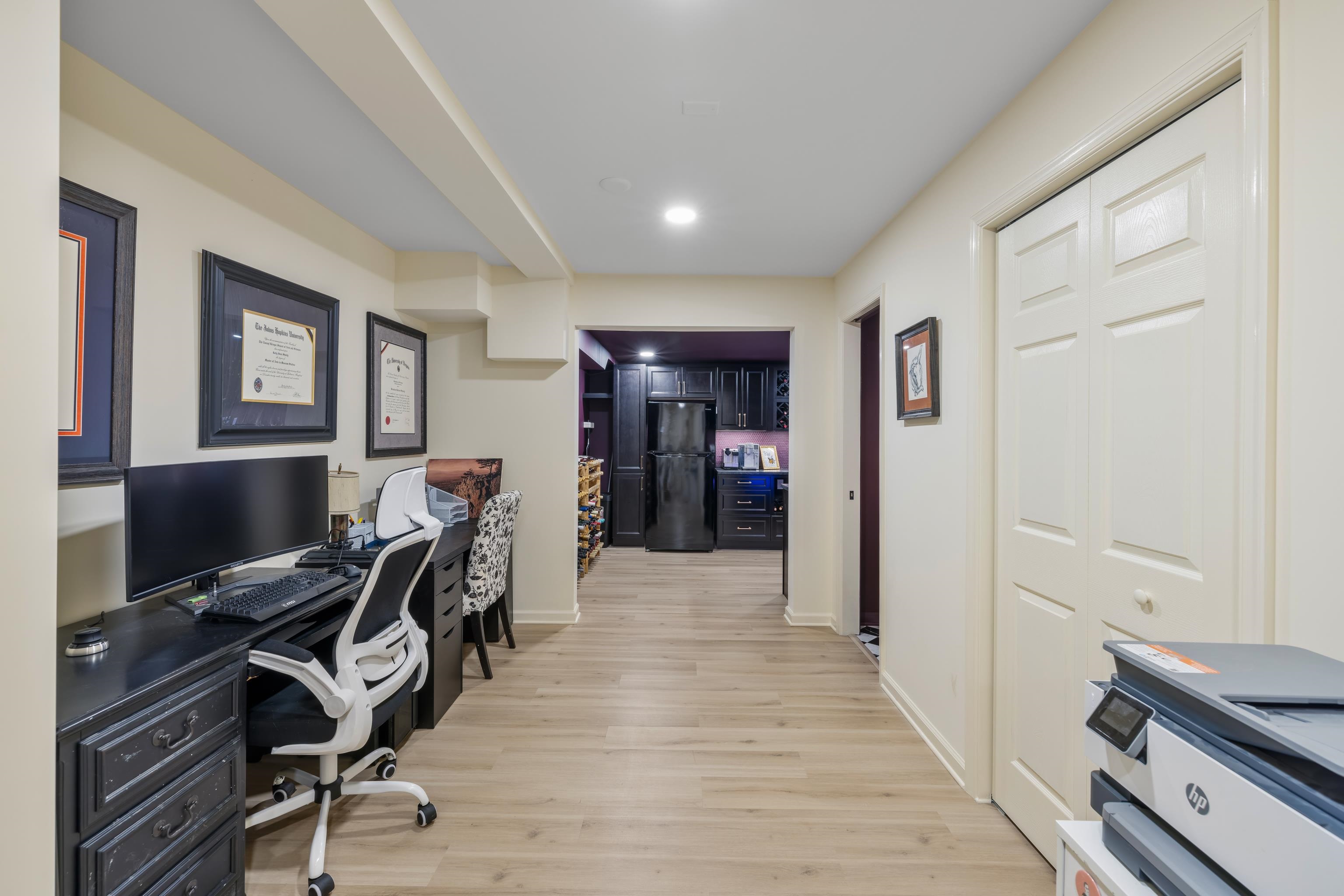 167 Raintree Road Verona, VA 24482 - Photo 46 of 75 a view of a workspace with furniture and a window