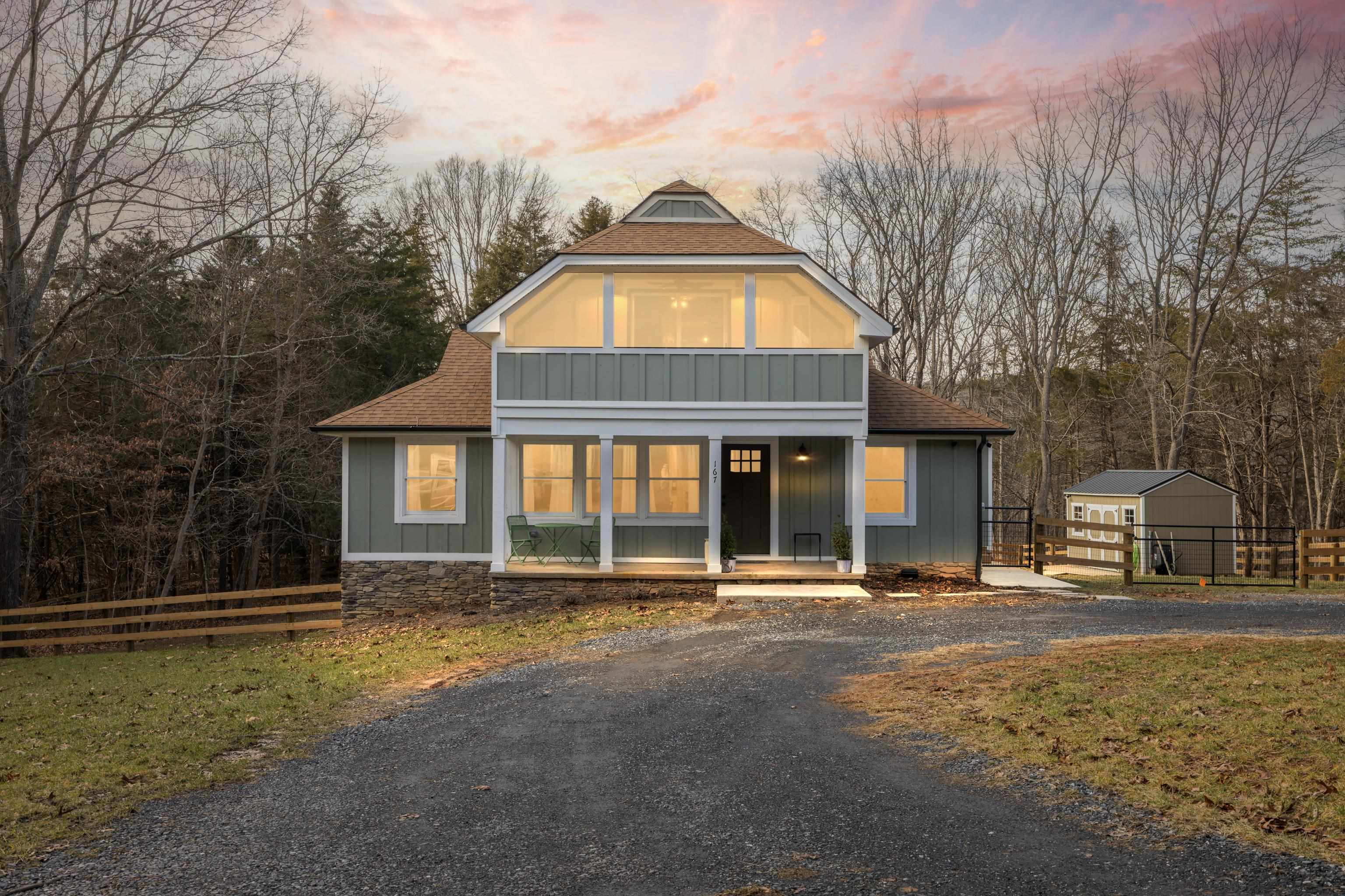 167 Raintree Road Verona, VA 24482 - Photo 68 of 75 a front view of a house with a yard