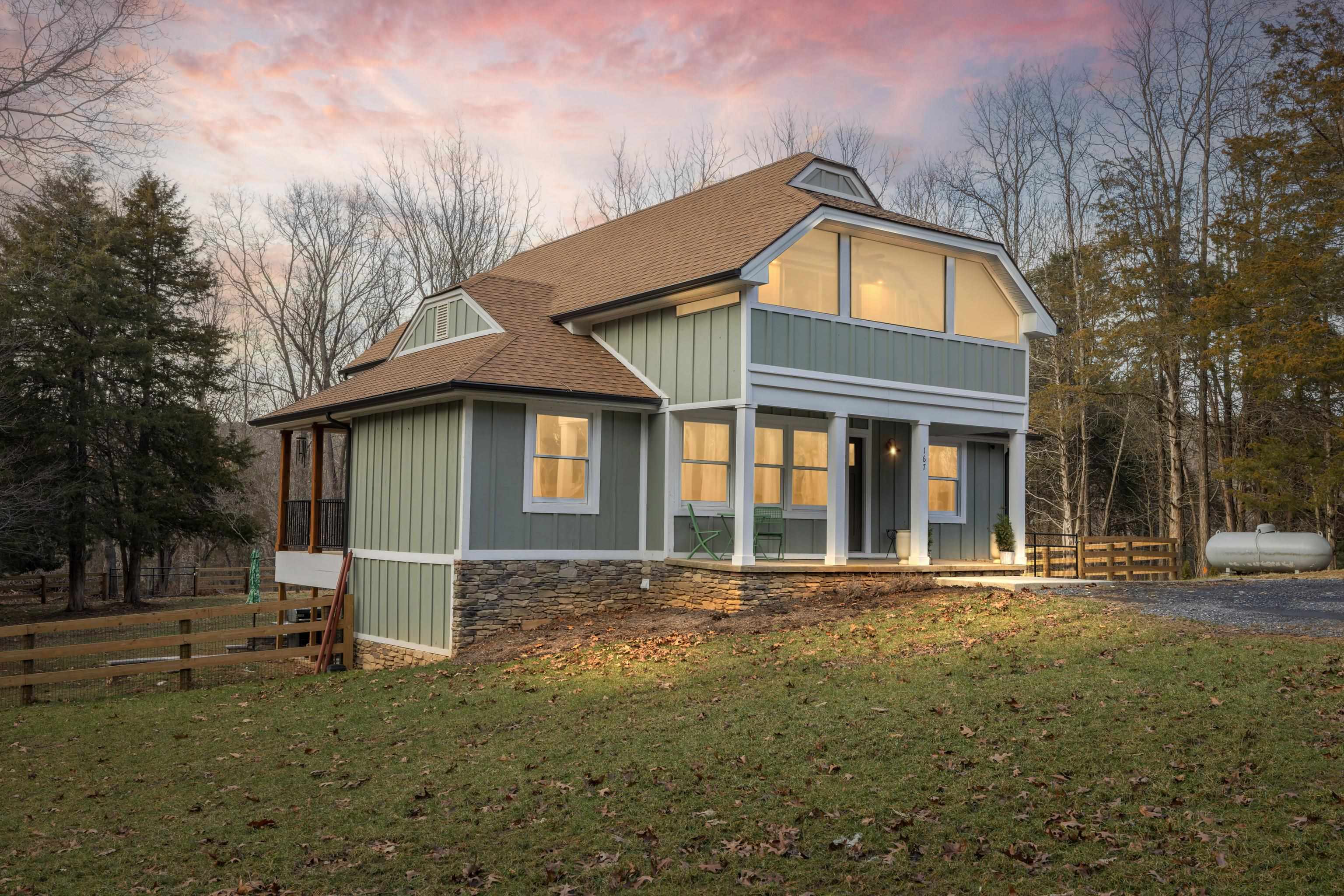 167 Raintree Road Verona, VA 24482 - Photo 70 of 75 a front view of a house with a yard