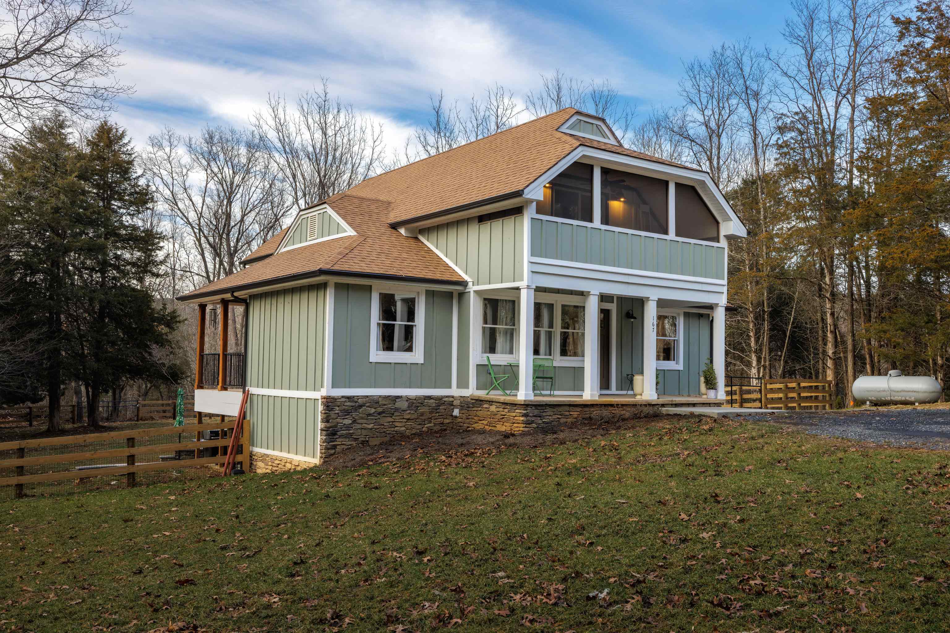 167 Raintree Road Verona, VA 24482 - Photo 71 of 75 a front view of a house with a yard