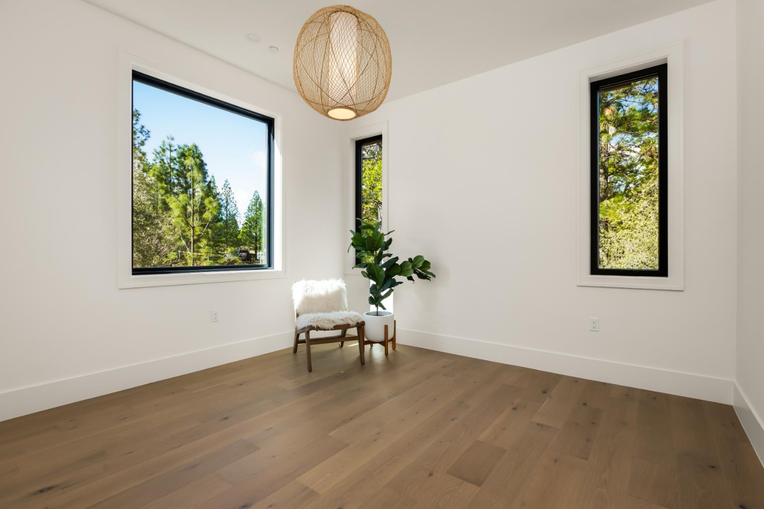 1632 The Point Meadow Vista, CA 95722 - Photo 35 of 60 a view of a room with wooden floor potted plant and windows