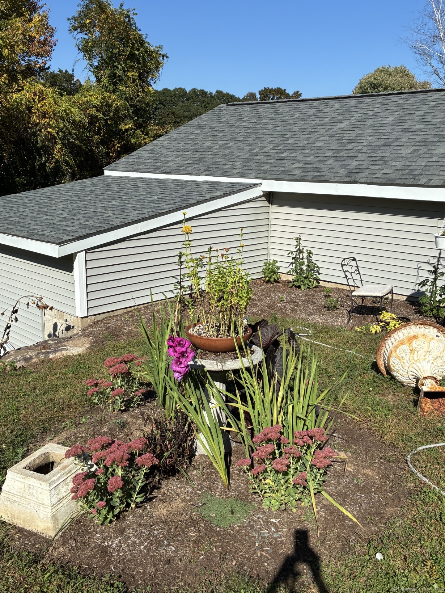 125 North Granby Road Granby, CT 06035 - Photo 6 of 25 a view of a terrace with a garden