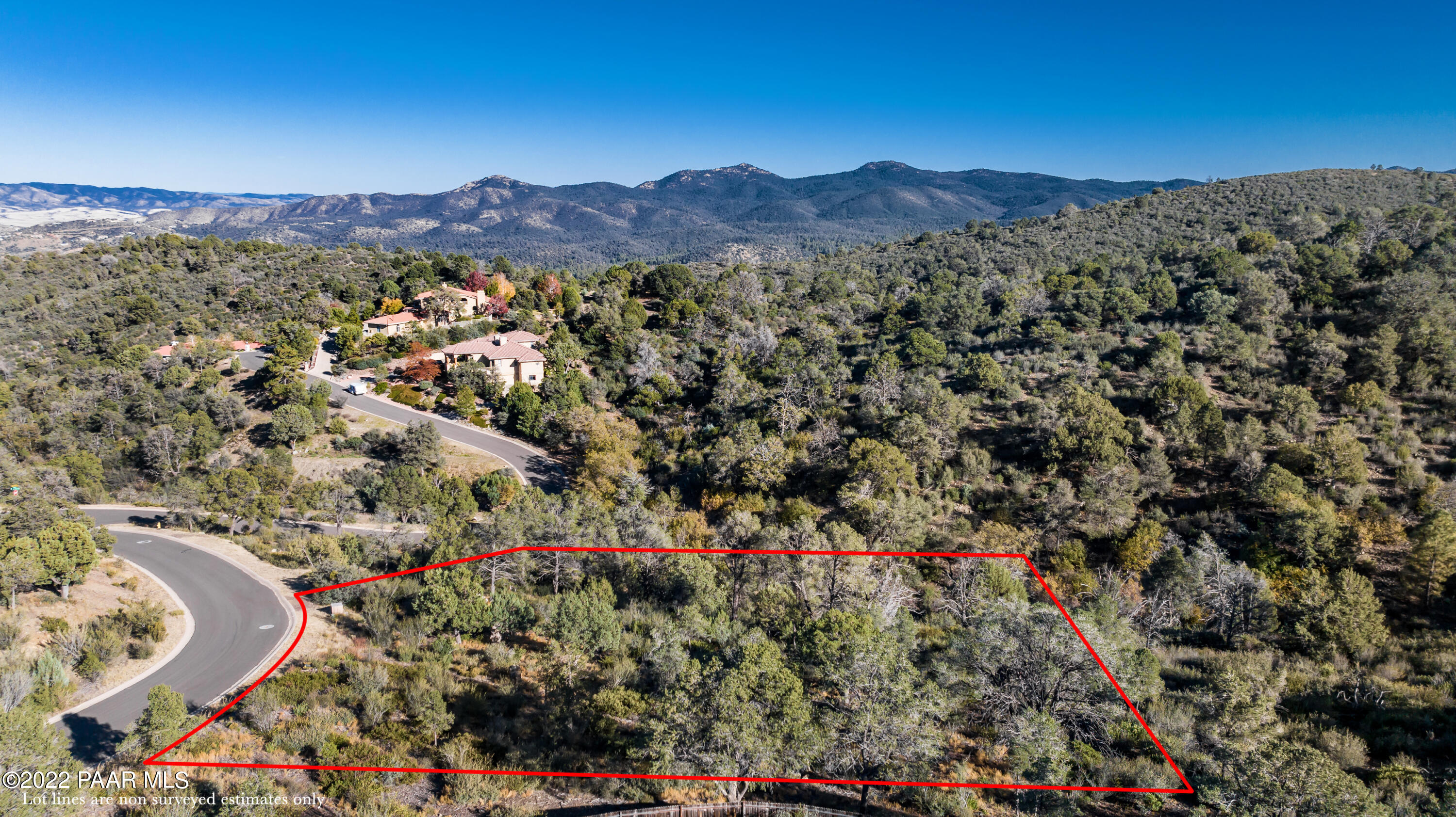 3184 Rainbow Ridge Drive Prescott, AZ 86303 - Photo 3 of 16 a view of a city with mountains in the background