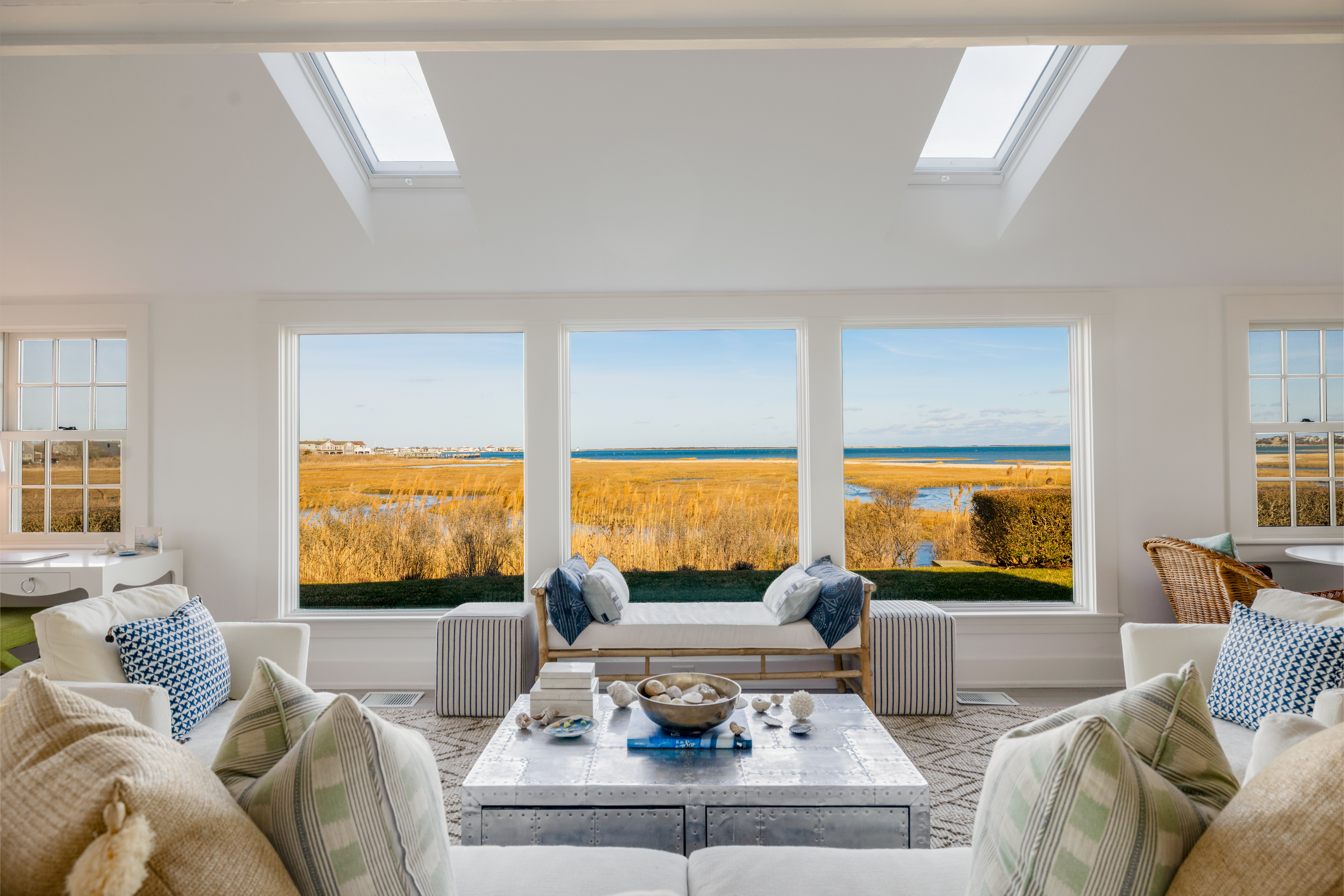 6 Harbor Terrace Nantucket, MA 02554 - Photo 10 of 18 a living room with furniture and a large window