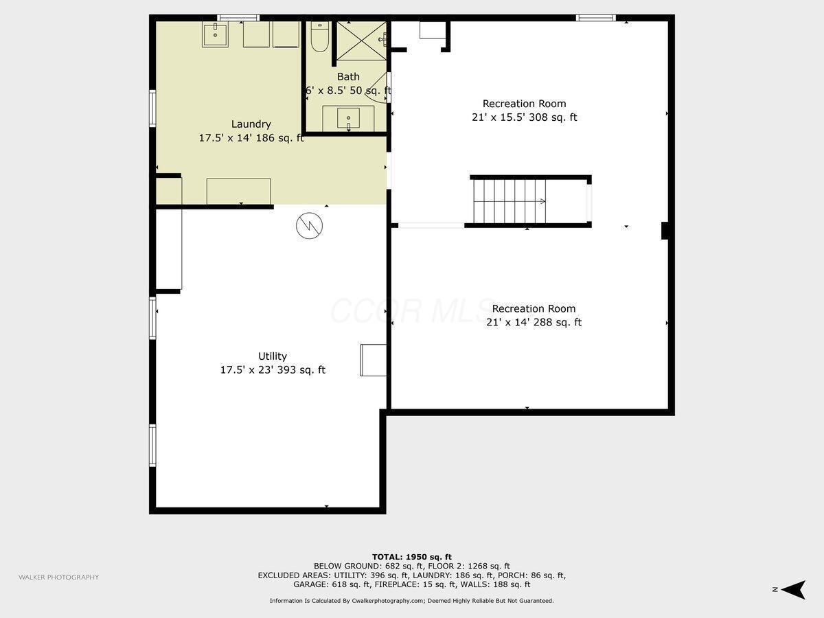 1150 Delwood Road Mansfield, OH 44905 - Photo 39 of 40 Basement Floorplan