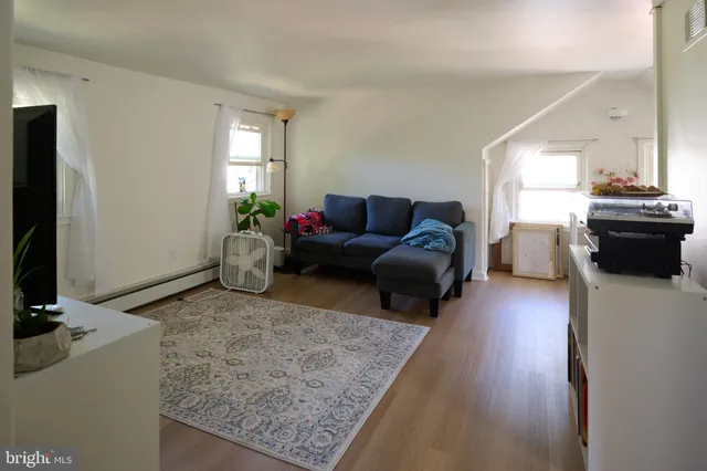 a very nice looking room with a large window