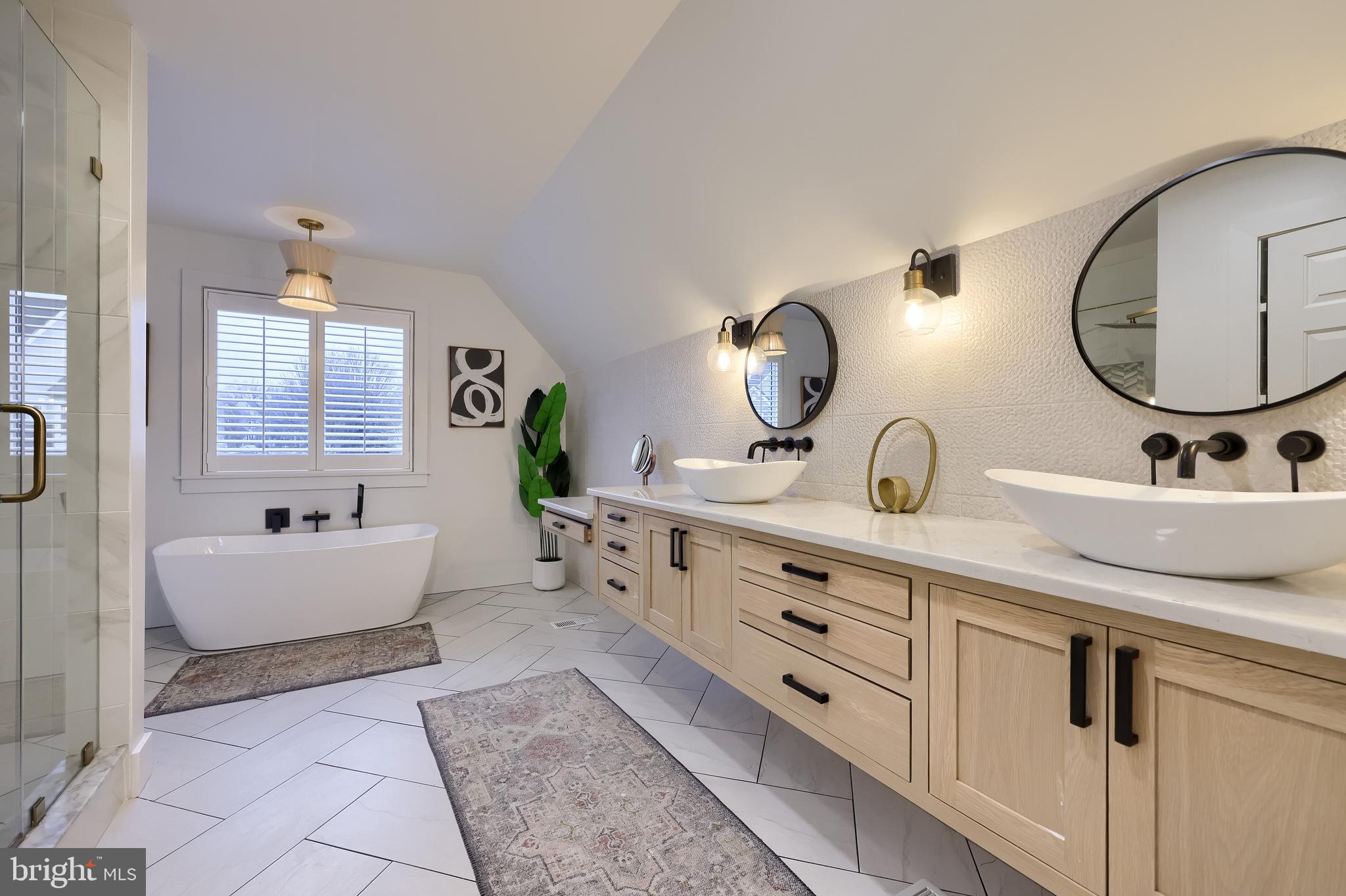 307 Bowyer Lane Lititz, PA 17543 - Photo 55 of 64 a bathroom with a double vanity sink mirror and bathtub