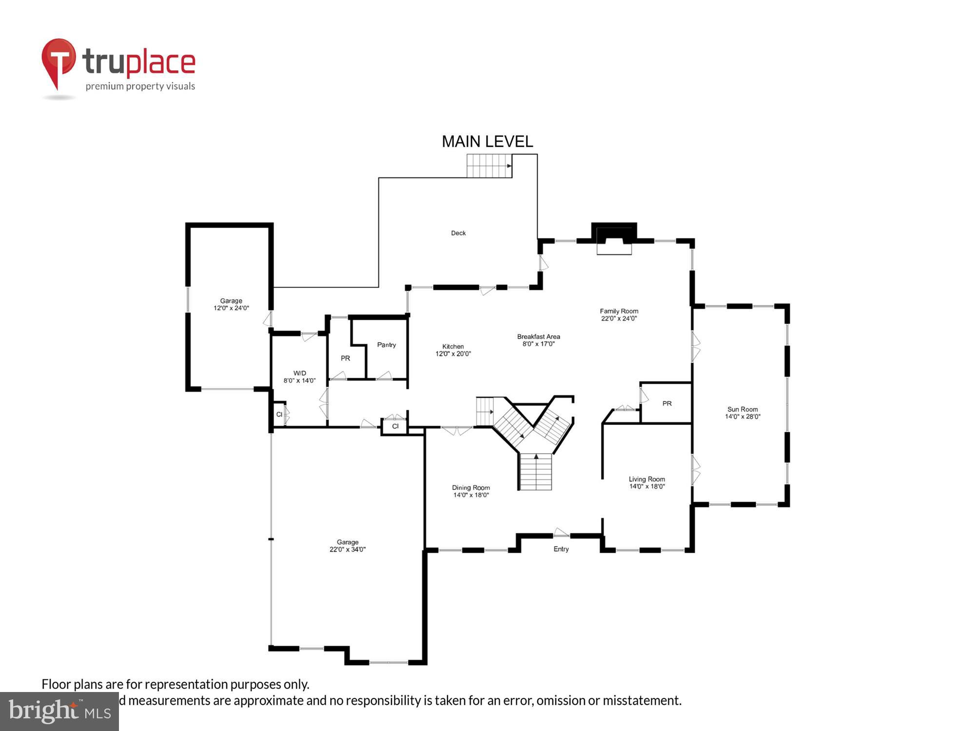 6975 Idylwood Road Falls Church, VA 22043 - Photo 64 of 67 Main level floor plan