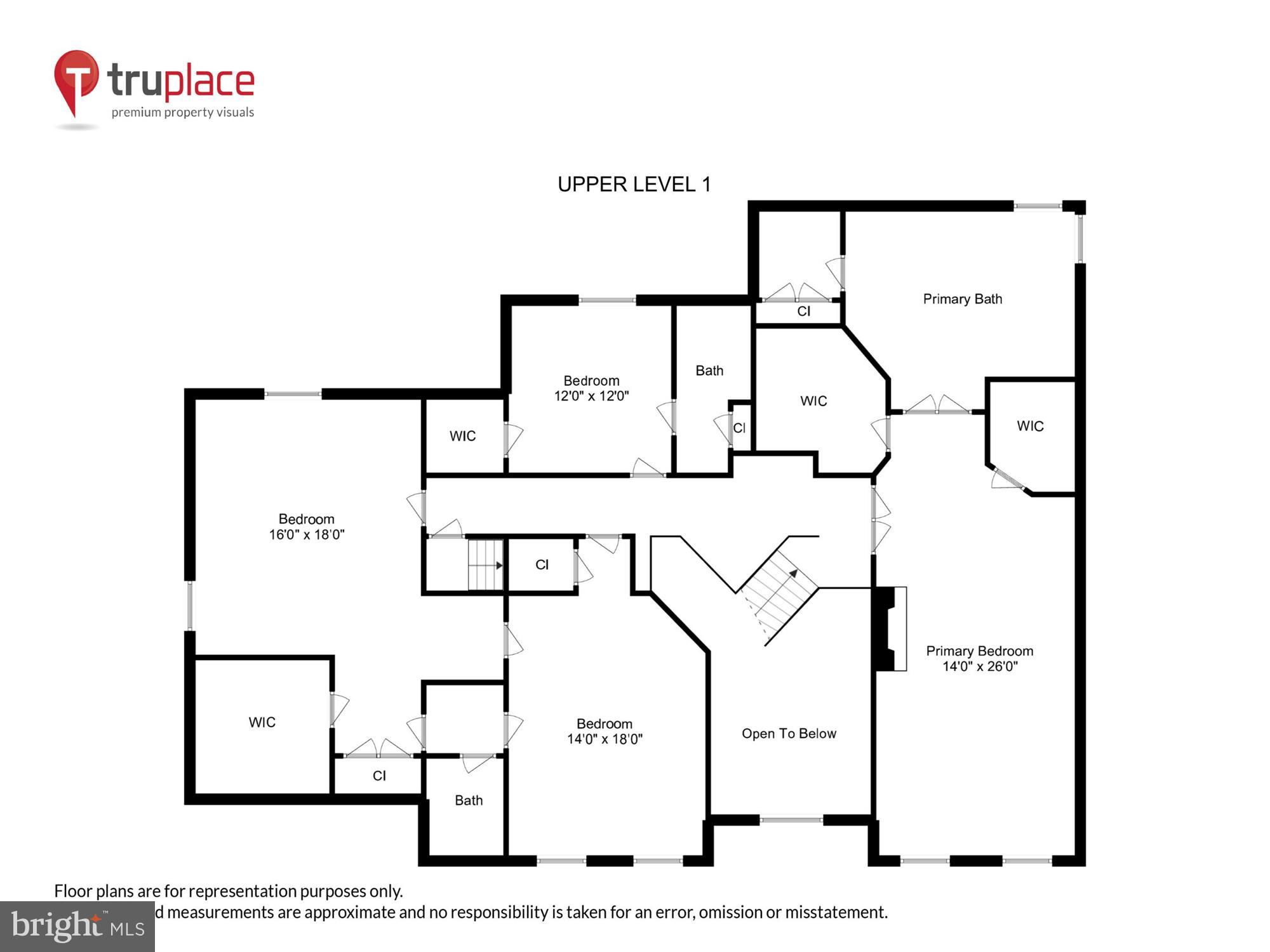 6975 Idylwood Road Falls Church, VA 22043 - Photo 65 of 67 Upper Level 1 Floor Plan