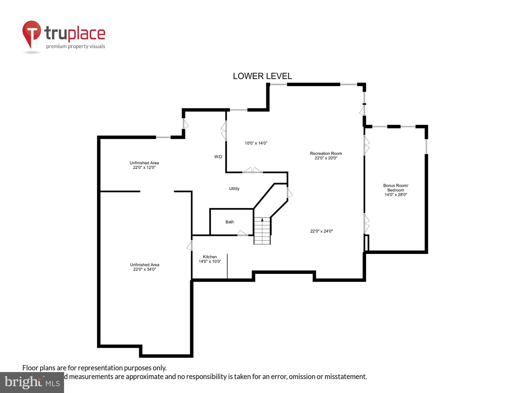 6975 Idylwood Road Falls Church, VA 22043 - Photo 67 of 67 Lower level floor plan