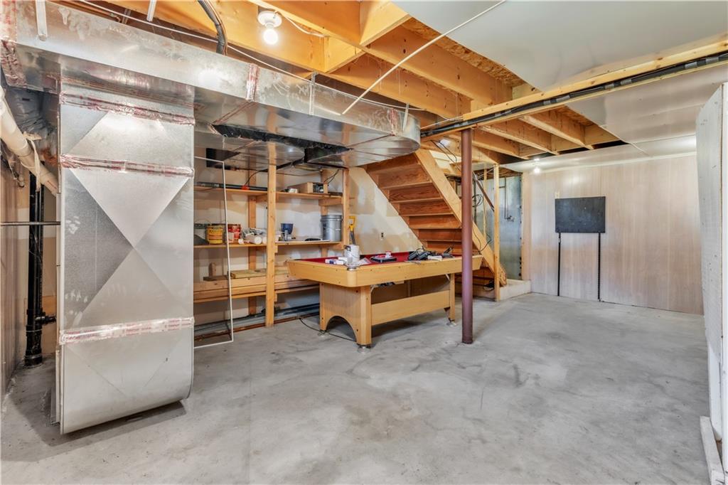 1636 Brodhead Road Coraopolis, PA 15108 - Photo 26 of 30 This dry basement offers ample storage or the potential to be finished for added living space.