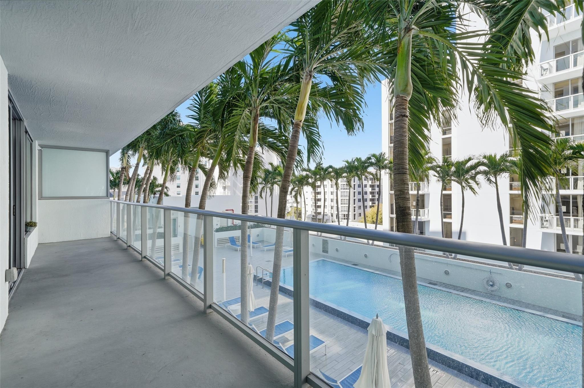 1600 Southwest 1st Avenue, Unit 510 Miami, FL 33129 - Photo 27 of 75 a view of balcony with a potted plant