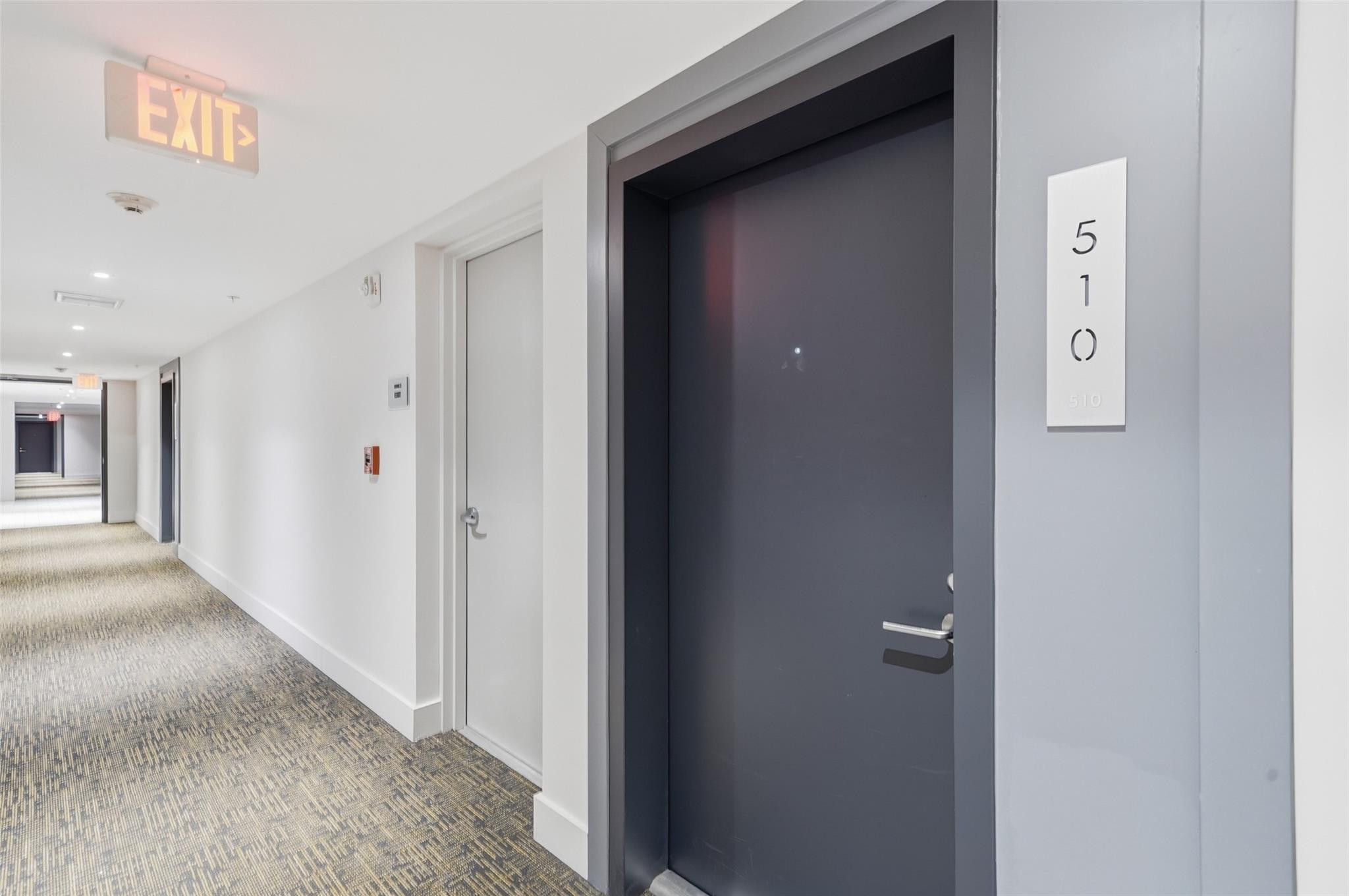 1600 Southwest 1st Avenue, Unit 510 Miami, FL 33129 - Photo 5 of 75 a view of a hallway with closet area