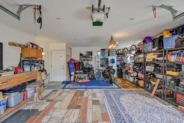 a view of a room with storage and utility