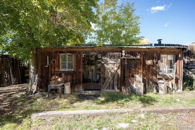 a view of a storage room