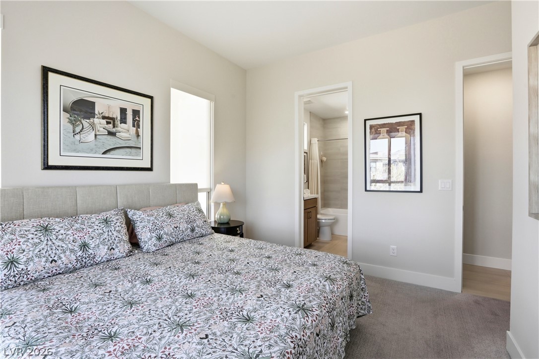 4159 Solace Street, Unit 2 Las Vegas, NV 89135 - Photo 46 of 71 2nd bedroom with ensuite bath