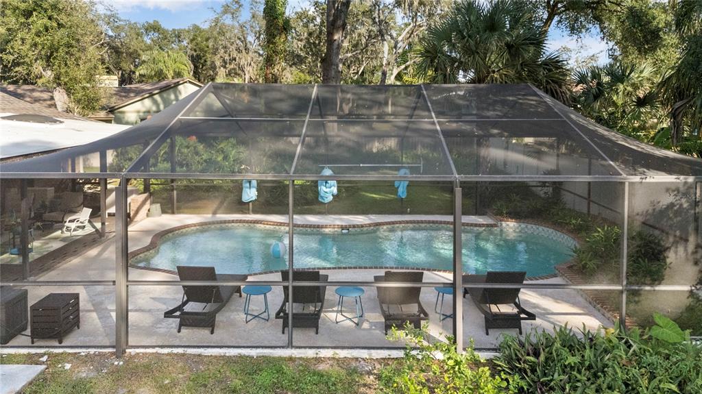 2941 Chelsea Woods Drive Valrico, FL 33596 - Photo 2 of 48 a backyard of a house with yard fountain and outdoor seating