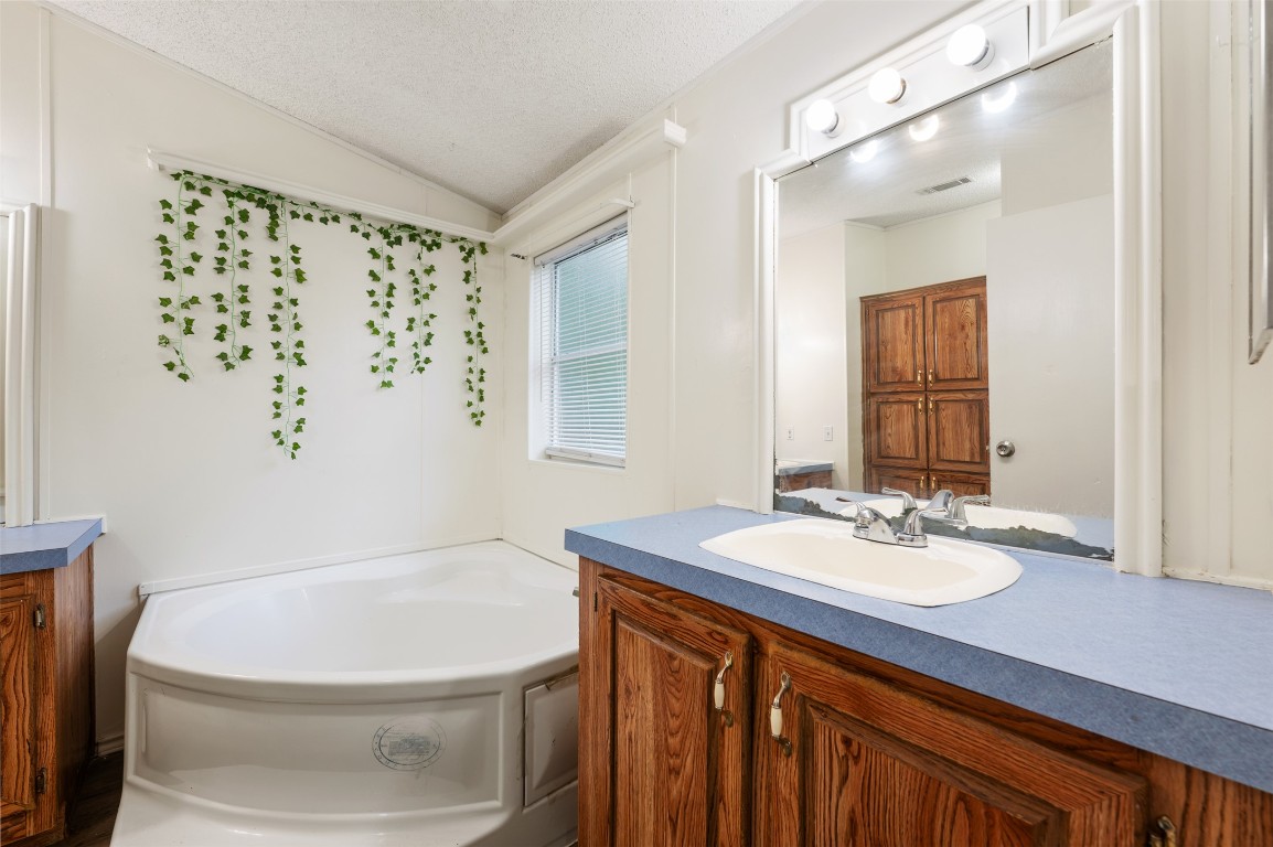 635 West Dittmar Road Austin, TX 78748 - Photo 20 of 32 a bathroom with a sink a toilet and shower