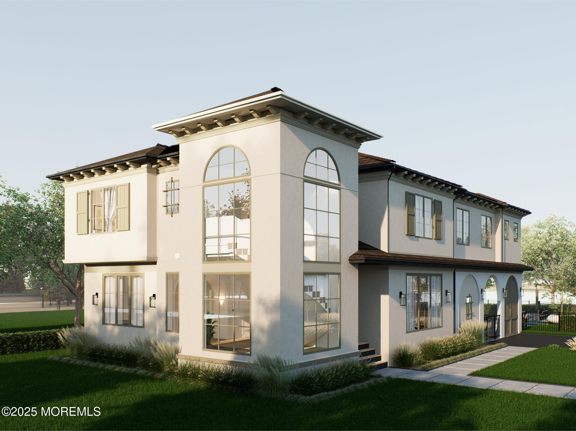 186 Whalepond Road Eatontown, NJ 07724 - Photo 2 of 28 a view of a big house with a yard and plants