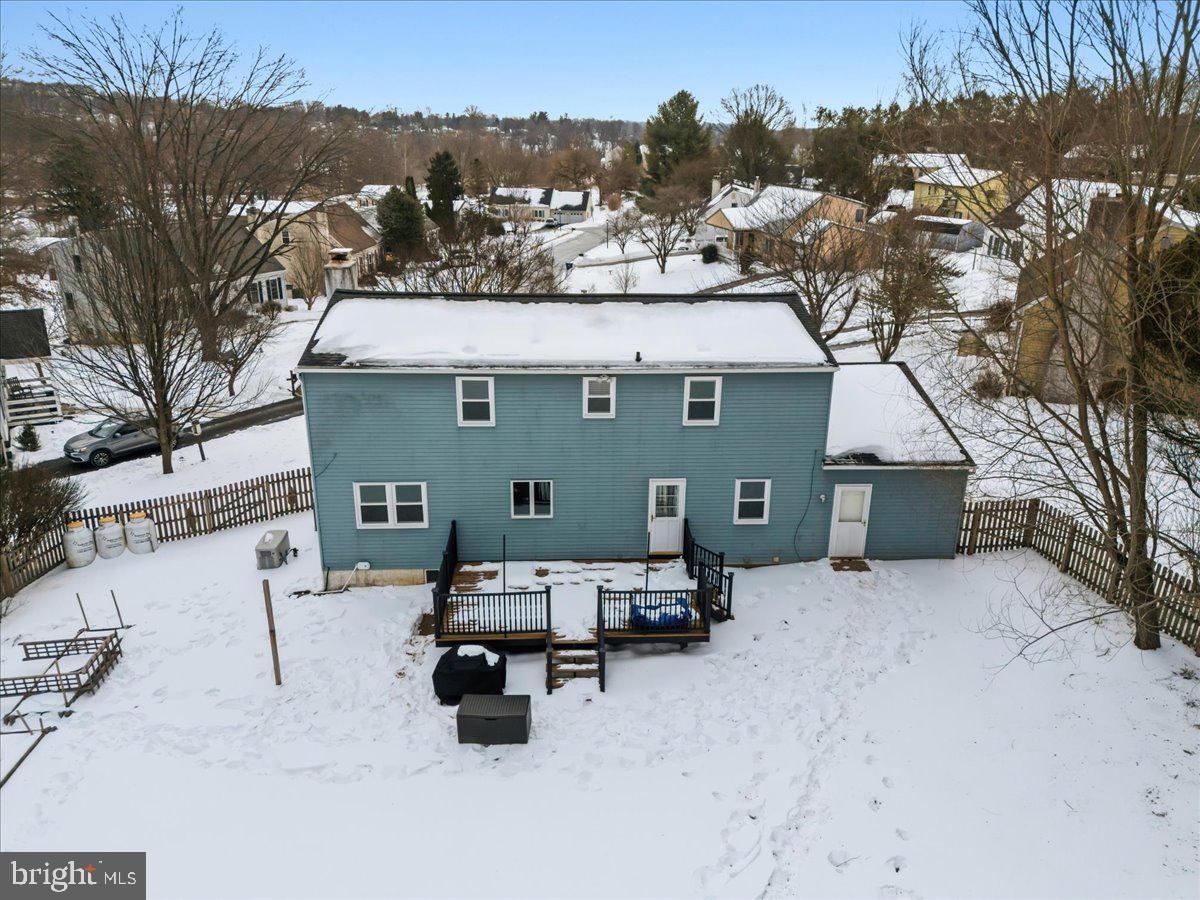 11 North Williamson Road Avondale, PA 19311 - Photo 31 of 36 an aerial view of a house with a yard and tree s