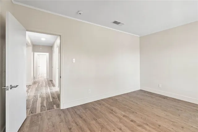 wooden floor in an empty room