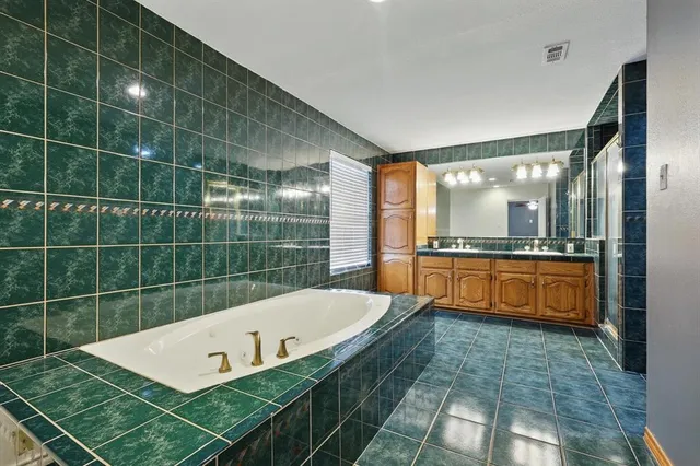 a view of small space with wooden floor