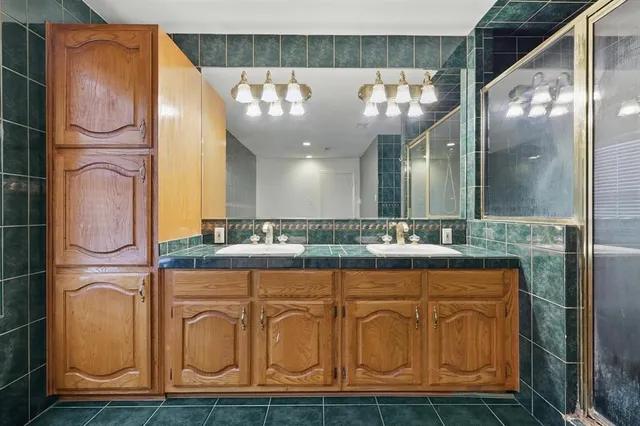 a large room with wooden floor