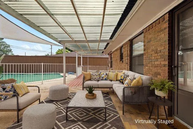 a view of a house with a swimming pool