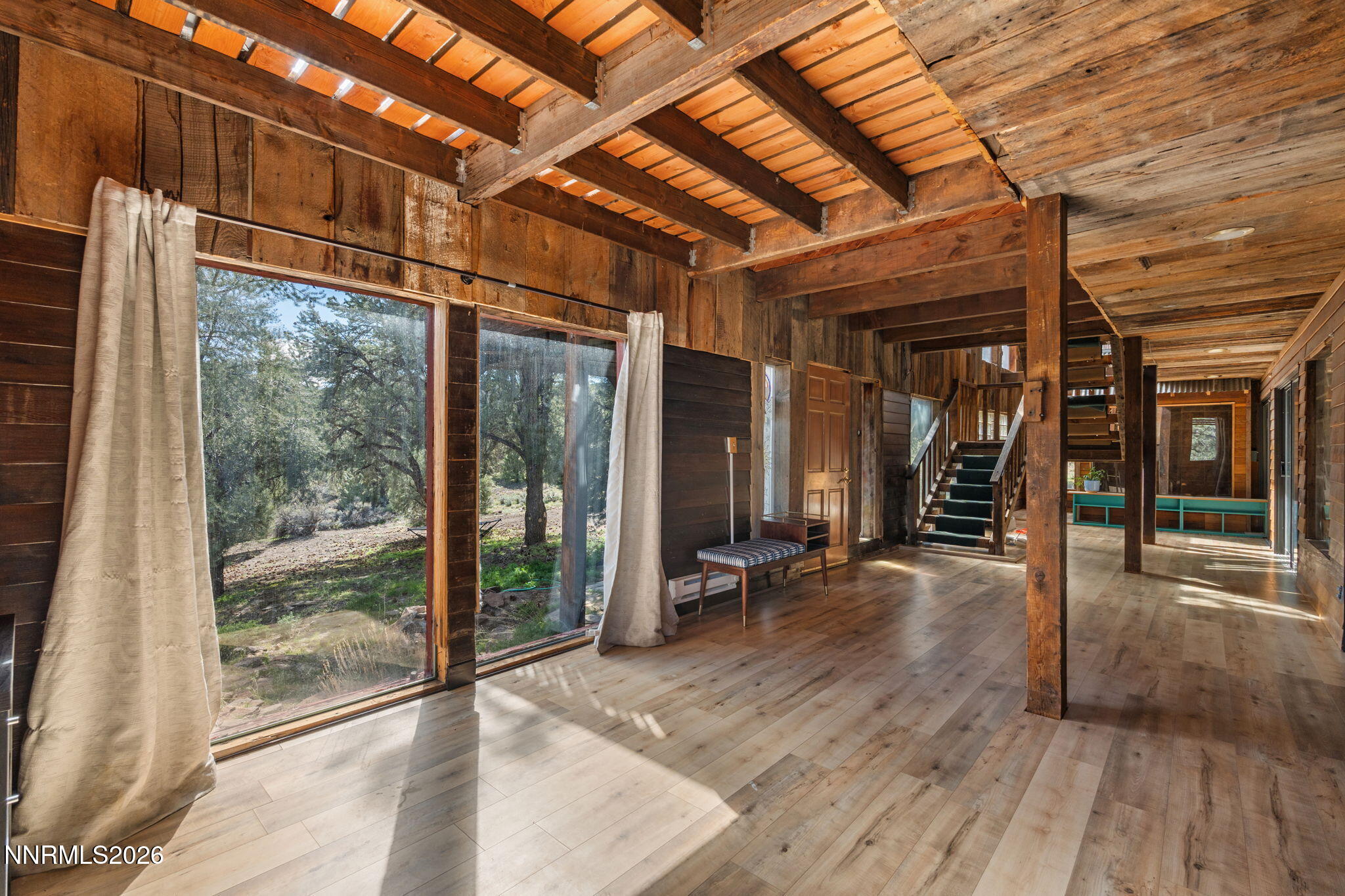 21845 Adobe Road Reno, NV 89521 - Photo 55 of 65 a view of outdoor space with wooden floor and iron stairs