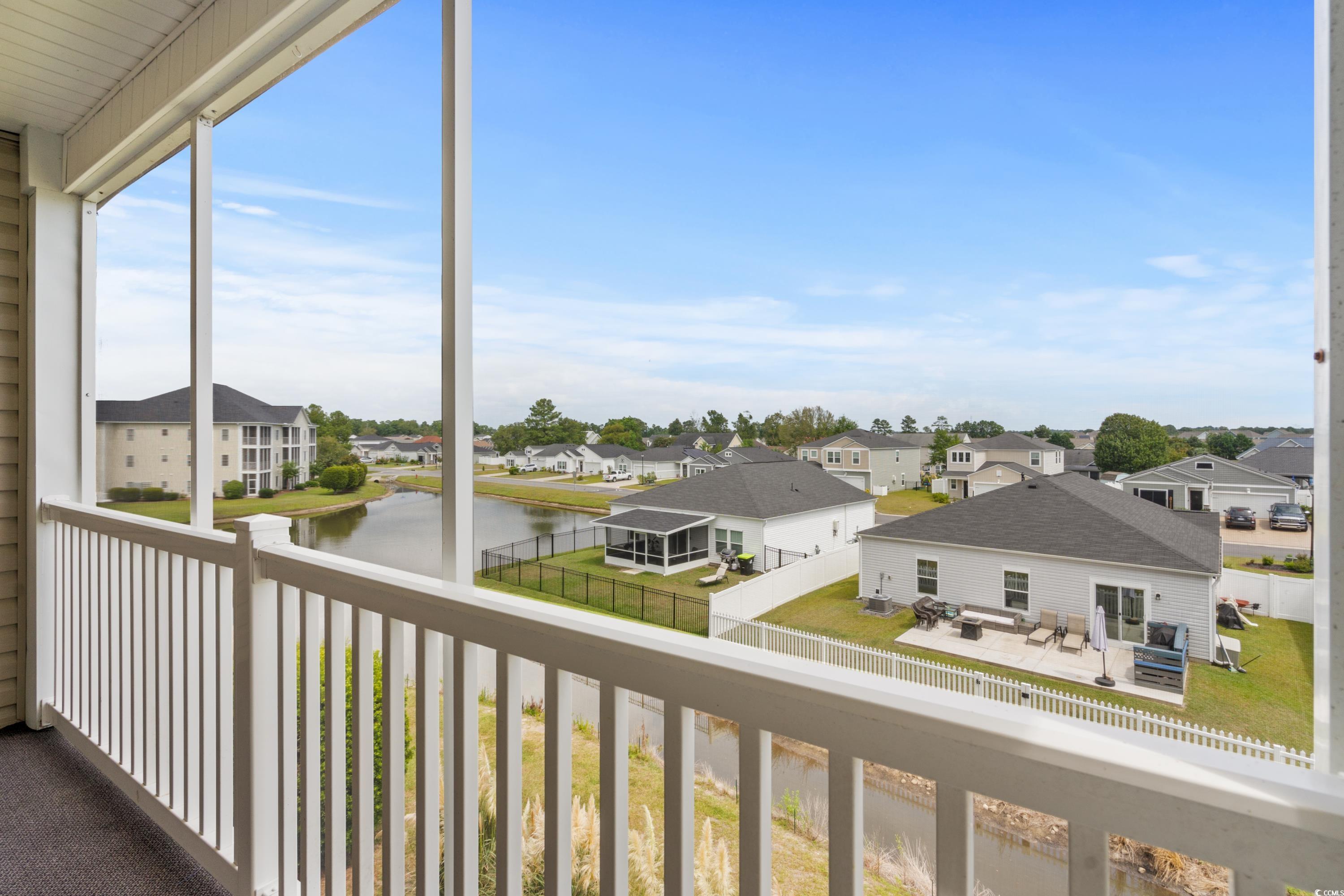 2050 Cross Gate Boulevard, Unit 303 Myrtle Beach, SC 29575 - Photo 23 of 35 Balcony featuring a water view