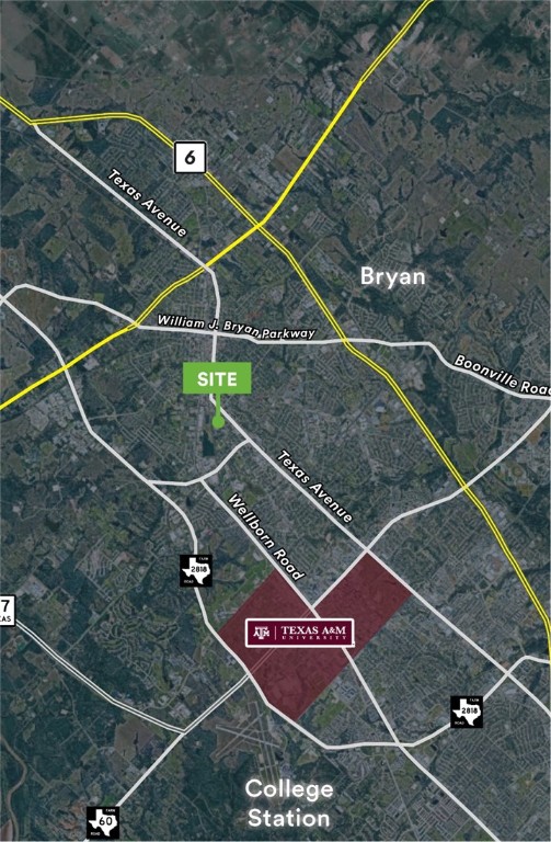 1601 South College Avenue Bryan, TX 77801 - Photo 10 of 11 Map / location