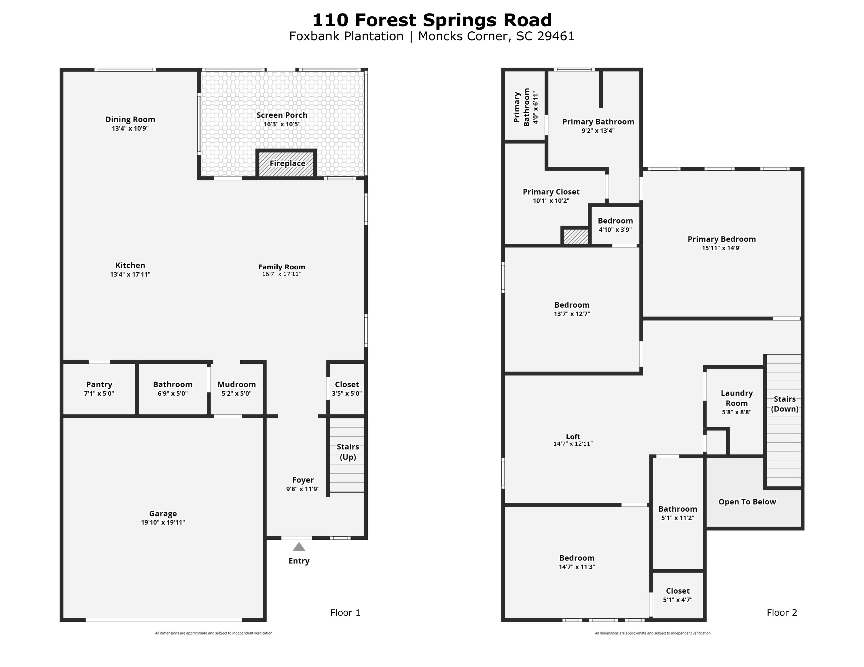 110 Forest Springs Road Moncks Corner, SC 29461 - Photo 48 of 48 floorplan_combined