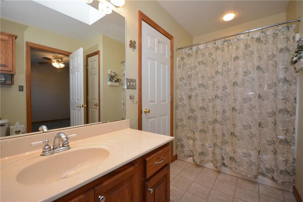 106 East Country Barn Road Houston, PA 15342 - Photo 19 of 25 The second floor has a full bath shared between the two bedrooms. There is a great about of counter space and storage.