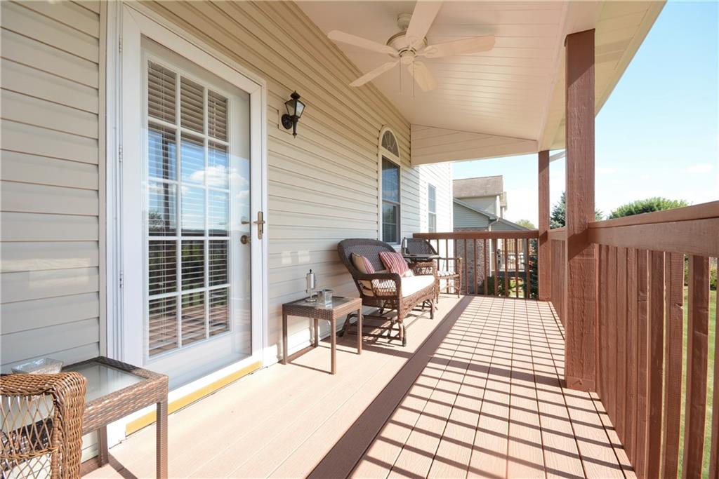 106 East Country Barn Road Houston, PA 15342 - Photo 24 of 25 This is the back deck that looks over a beautiful countryside.