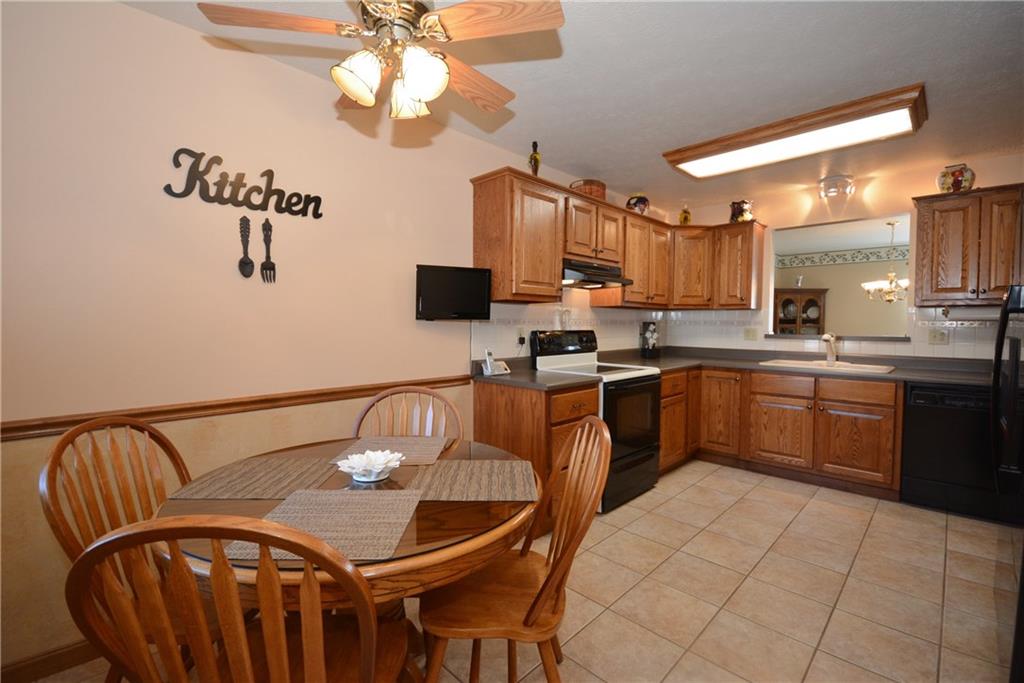 This kitchen has tons of cabinet storage!
