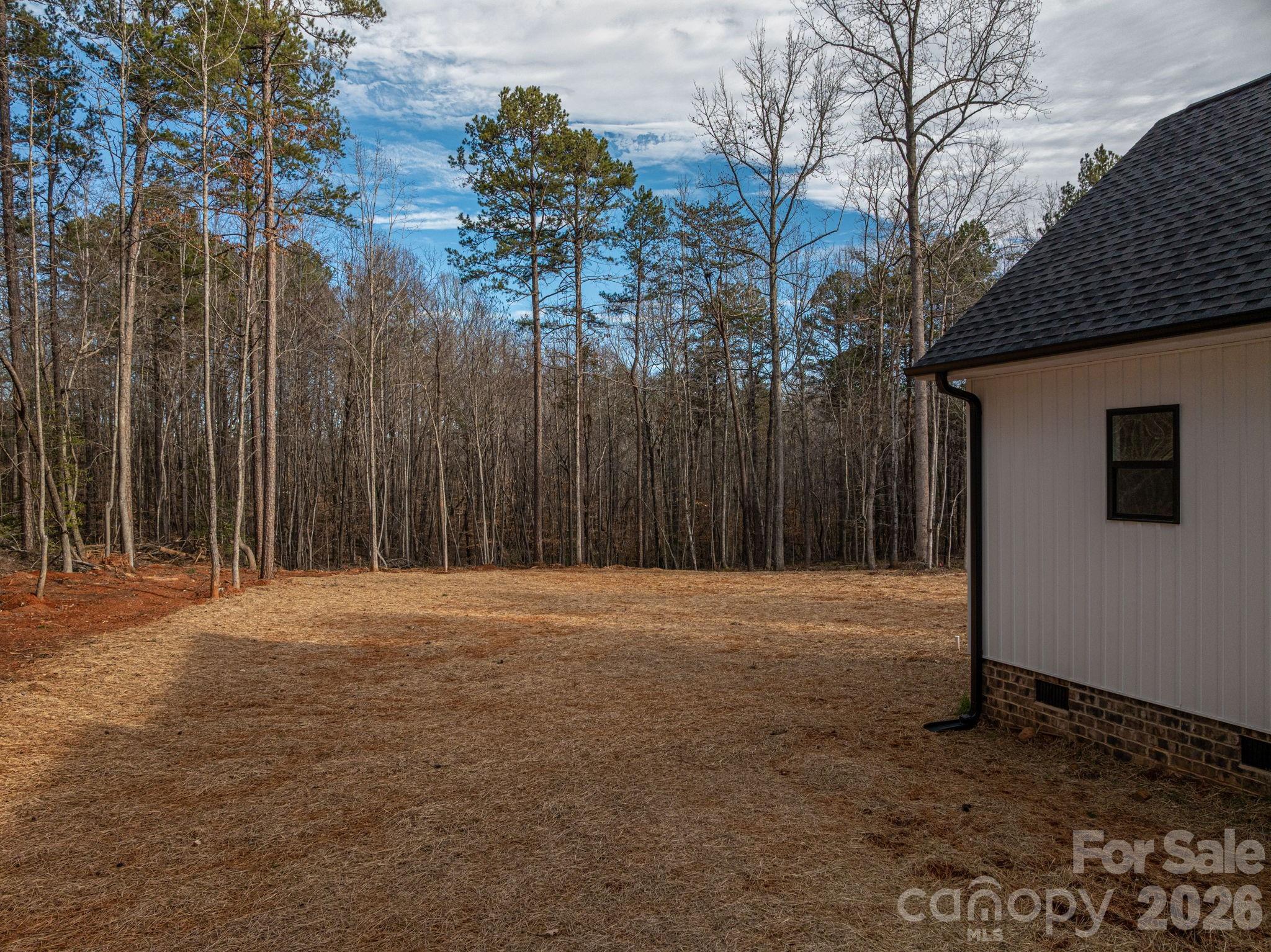 6335 Forney Hill Road Denver, NC 28037 - Photo 45 of 46 a backyard of a house with large trees